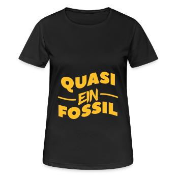 a fossil - Women's Breathable T-Shirt - black - Front - AI Model Female 172 light (172cm)