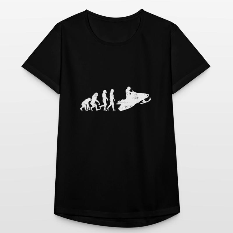 Snowmobile evolution gift snow sledge Women's Breathable T-Shirt