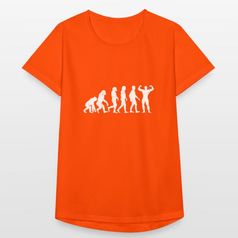 Muscle Man Evolution gift bodybuilder machine Women's Breathable T-Shirt