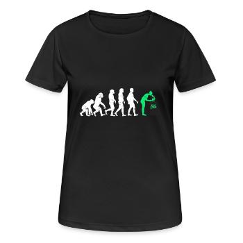 Biologist evolution gift profession biology micro - Women's Breathable T-Shirt - black - Front - AI Model Female 172 light (172cm)