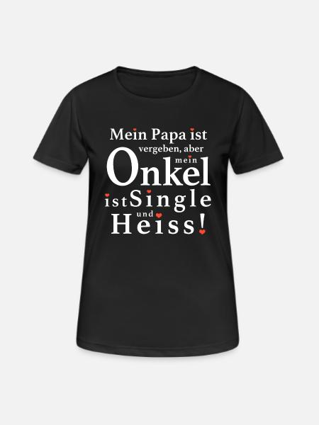 Mein Heisser Onkel Neffe Nichte - Frauen T-Shirt atmungsaktiv - Schwarz