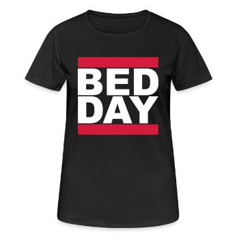 Bed Day - Women's Breathable T-Shirt - black - Front - AI Model Female 172 light (172cm)