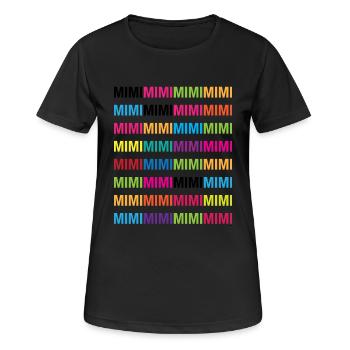 Mimimi - Women's Breathable T-Shirt - black - Front - AI Model Female 172 light (172cm)