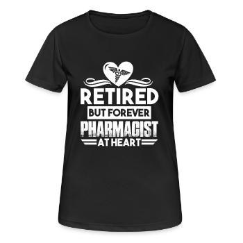 Pharmacist Forever Pharmacist - Women's Breathable T-Shirt - black - Front - AI Model Female 172 light (172cm)