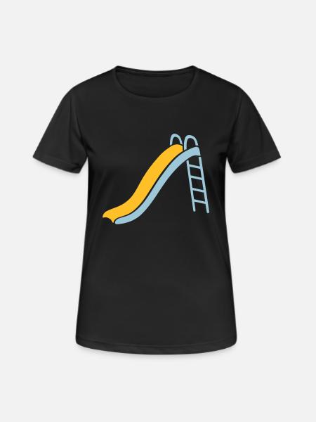 slide - Women's Breathable T-Shirt - black