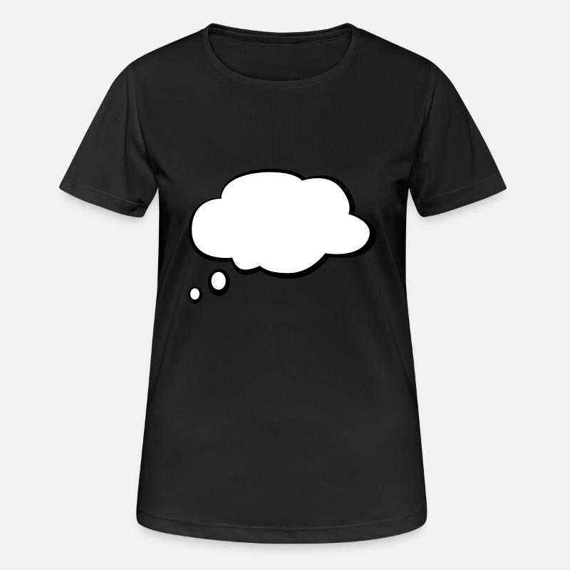 Textballoon - T-shirt respirant Femme - noir
