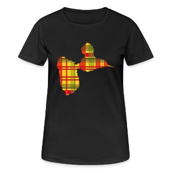 T-shirt Gwada Madrasse - Women's Breathable T-Shirt - black - Front - AI Model Female 172 light (172cm)