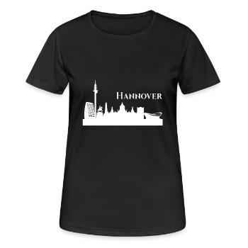 horizon Hanovre - T-shirt respirant Femme - noir - Devant - AI Model Female 172 light (172cm)