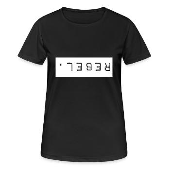 Statement shirt, rebel! - Women's Breathable T-Shirt - black - Front - AI Model Female 172 light (172cm)