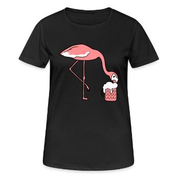soif bière alcool boisson pichet masse gl - T-shirt respirant Femme - noir - Devant - AI Model Female 172 light (172cm)