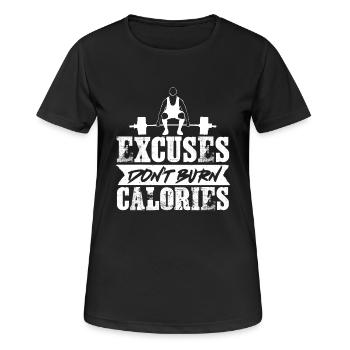Fitness Gym - Women's Breathable T-Shirt - black - Front - AI Model Female 172 light (172cm)
