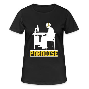 Gamer Gaming Clan joueur de jeu - T-shirt respirant Femme - noir - Devant - AI Model Female 172 light (172cm)