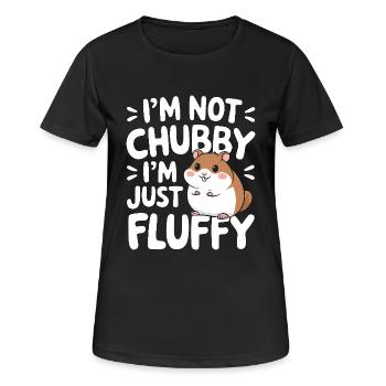 Hamster - Frauen T-Shirt atmungsaktiv - Schwarz - Vorne - AI Model Female 172 light (172cm)