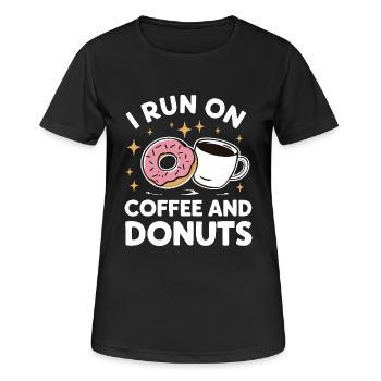 Donut Donuts Candy Bagel - Women's Breathable T-Shirt - black - Front - AI Model Female 172 light (172cm)