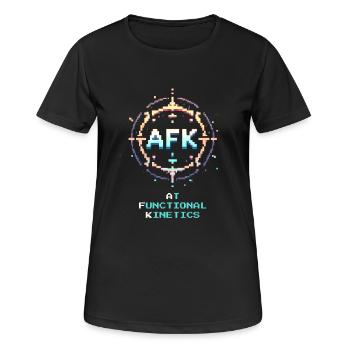 Ergothérapie Formation motricité Rétro Pixel Art - T-shirt respirant Femme - noir - Devant - AI Model Female 172 light (172cm)