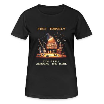 Zero Point Precision Mechanics Adjustment Workbench - Women's Breathable T-Shirt - black - Front - AI Model Female 172 light (172cm)
