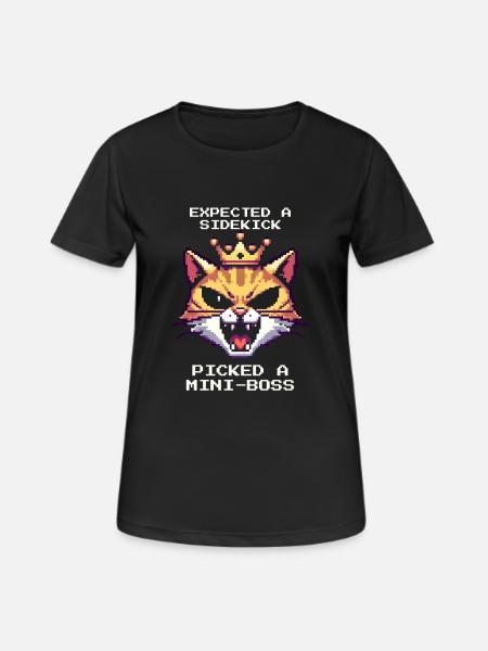 Instead of Sidekick | Animal shelter dog cat - Women's Breathable T-Shirt - black