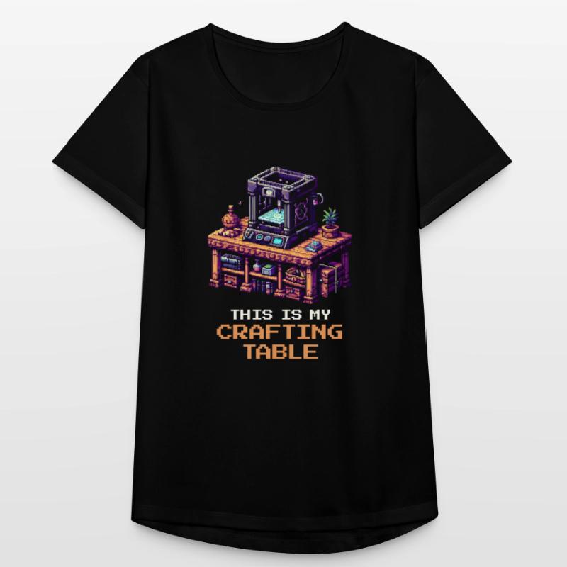 Table d’artisanat d’impression 3D | Imprimer la configuration du lit T-shirt respirant Femme