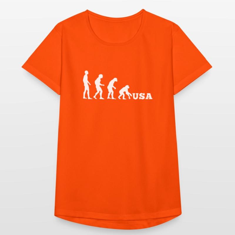 USA Evolution Backwards Women's Breathable T-Shirt
