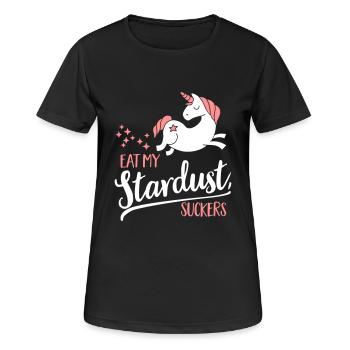 Eat my Stardust, Suckers - T-shirt respirant Femme - noir - Devant - AI Model Female 172 light (172cm)