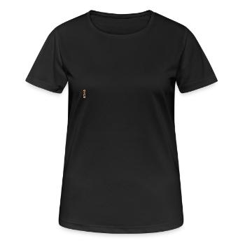 ROAR roar lettering tiger pattern stripes - Women's Breathable T-Shirt - black - Front - AI Model Female 172 light (172cm)