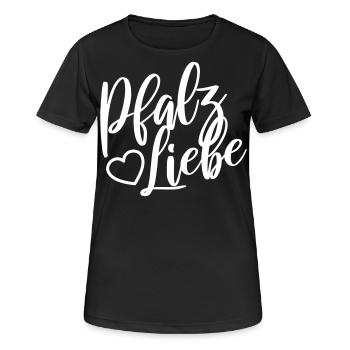 Palatinat Amour - T-shirt respirant Femme - noir - Devant - AI Model Female 172 light (172cm)