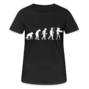 Super-héros féminin - T-shirt respirant Femme - noir - Devant - AI Model Female 172 light (172cm)