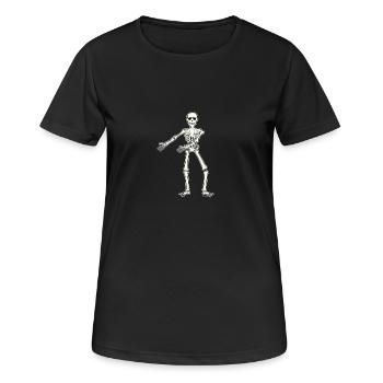 Floss Dance Move Skelett - Frauen T-Shirt atmungsaktiv - Schwarz - Vorne - AI Model Female 172 light (172cm)