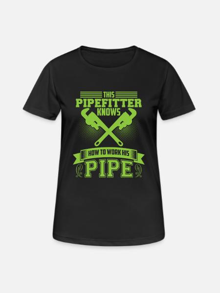 Pipefitters knows! - Women's Breathable T-Shirt - black