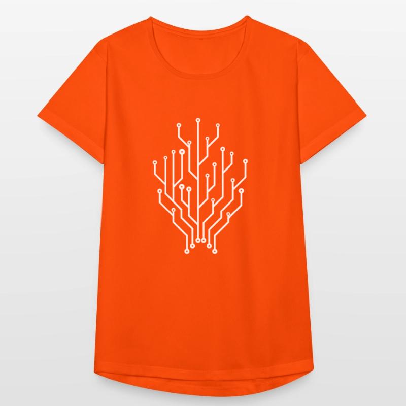 Circuit Board Connectors Programmer Computer Science Tree Women's Breathable T-Shirt