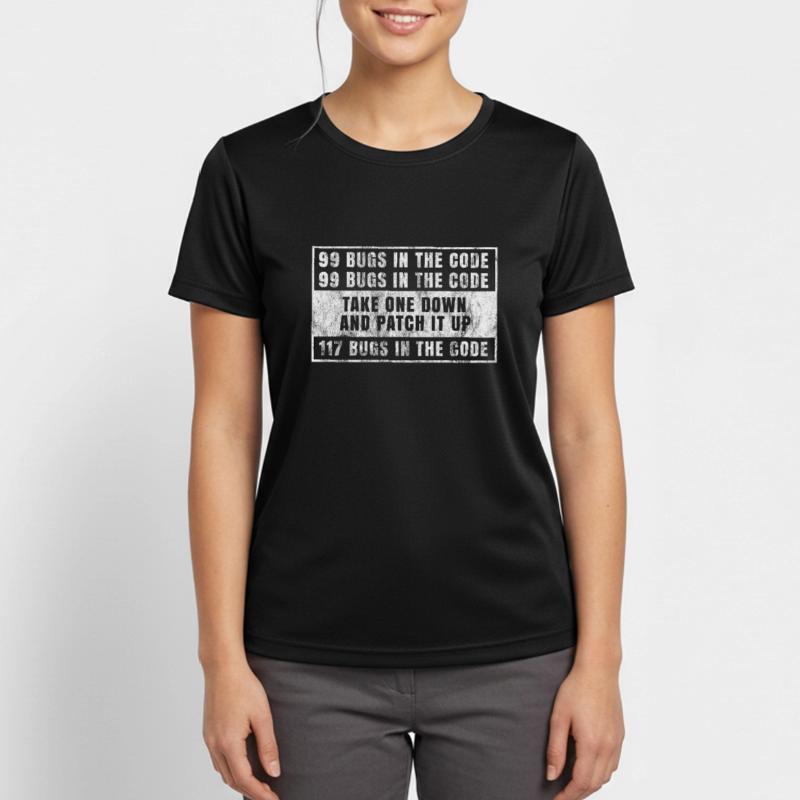 Programmer Shirt Programming Sayings Nerd Women's Breathable T-Shirt