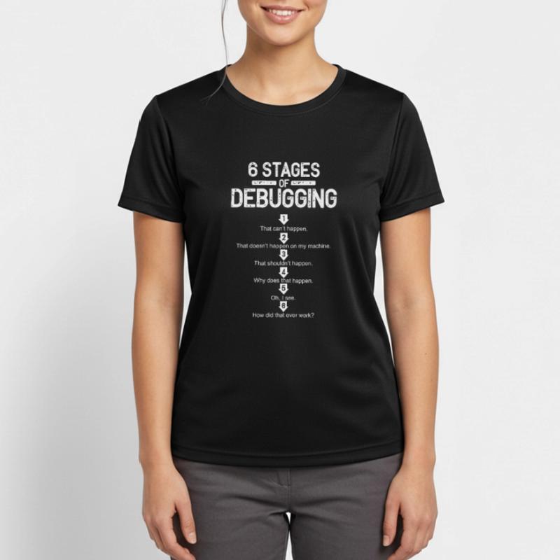 Debugging Programmer Computer Science Computer Nerd Women's Breathable T-Shirt
