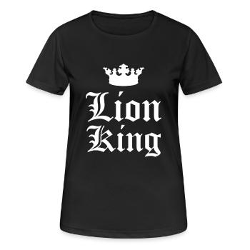 Lion King - Women's Breathable T-Shirt - black - Front - AI Model Female 172 light (172cm)
