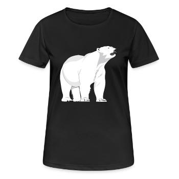 Polar bear polar bear - Women's Breathable T-Shirt - black - Front - AI Model Female 172 light (172cm)