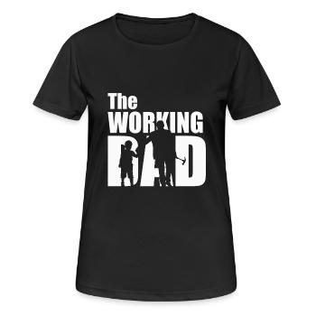 Handwerker - Frauen T-Shirt atmungsaktiv - Schwarz - Vorne - AI Model Female 172 light (172cm)