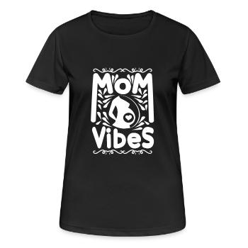 Pregnancy Pregnancy Geschnek mother - Women's Breathable T-Shirt - black - Front - AI Model Female 172 light (172cm)