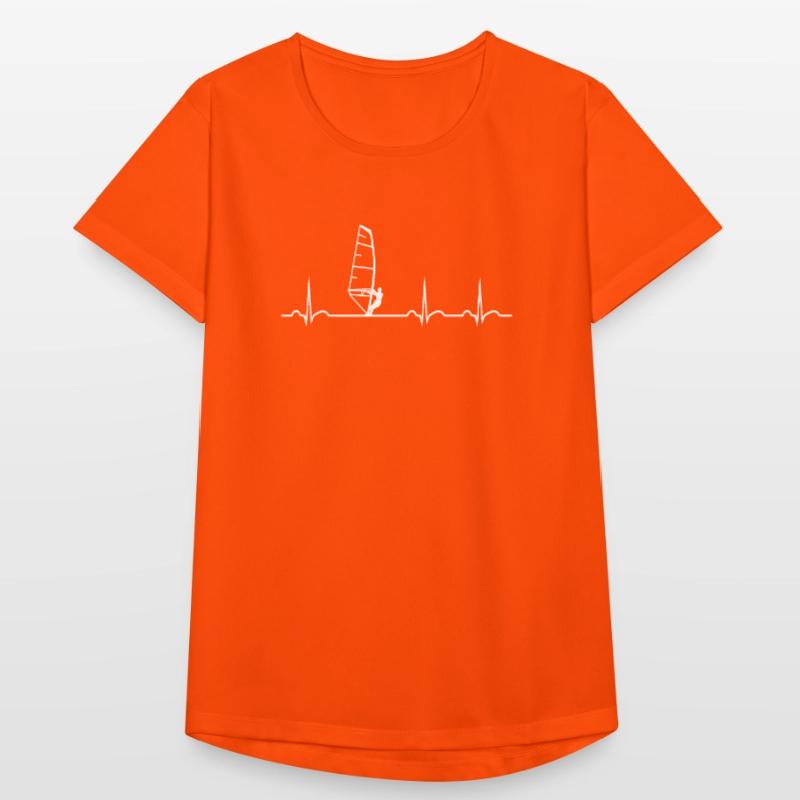 Evolution Windsurf Surf Windsurfer Windsurf Shirt Frauen T-Shirt atmungsaktiv