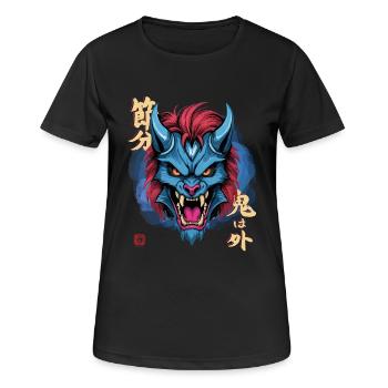 Yeti Blue Oni - Women's Breathable T-Shirt - black - Front - AI Model Female 172 light (172cm)