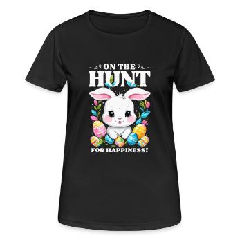 Easter - In Search of Happiness - Women's Breathable T-Shirt - black - Front - AI Model Female 172 light (172cm)