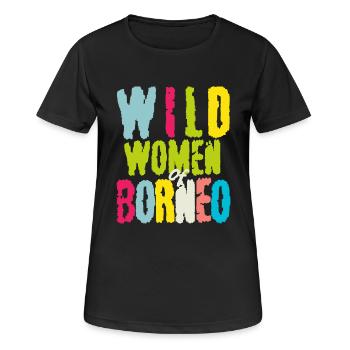 femme sauvage de Bornéo Malaisie île d’Asie - T-shirt respirant Femme - noir - Devant - AI Model Female 172 light (172cm)