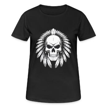 GRIM STYLE - Women's Breathable T-Shirt - black - Front - AI Model Female 172 light (172cm)