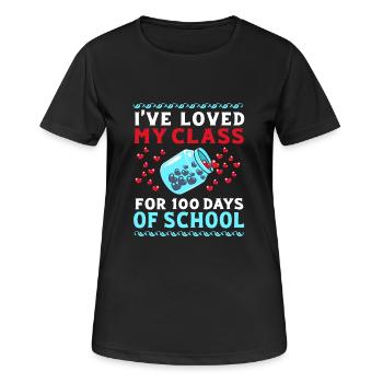Enseignants de collège - T-shirt respirant Femme - noir - Devant - AI Model Female 172 light (172cm)