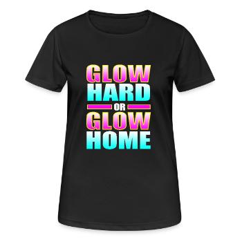 Rave Raver Techno music Techno bass Mixer - Women's Breathable T-Shirt - black - Front - AI Model Female 172 light (172cm)