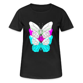 Rave Raver Techno music Techno bass Mixer - Women's Breathable T-Shirt - black - Front - AI Model Female 172 light (172cm)