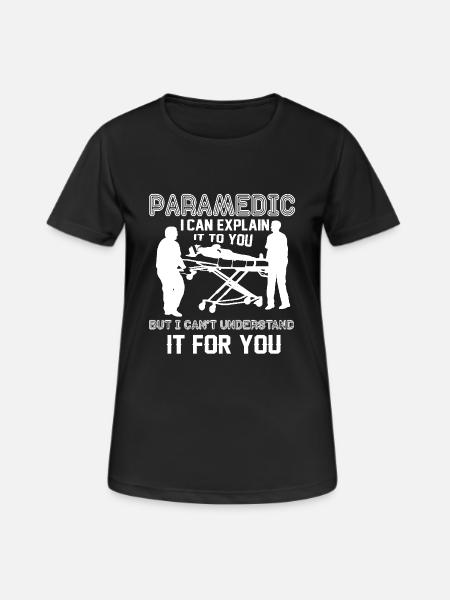Paramedic Funny Paramedic - Women's Breathable T-Shirt - black