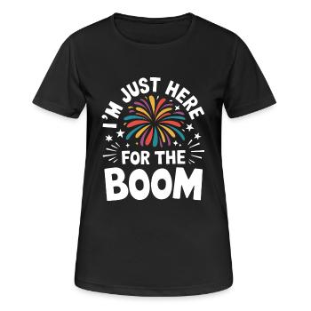 Pyrotechniker Feuerwerk Pyrotechnik - Frauen T-Shirt atmungsaktiv - Schwarz - Vorne - AI Model Female 172 light (172cm)