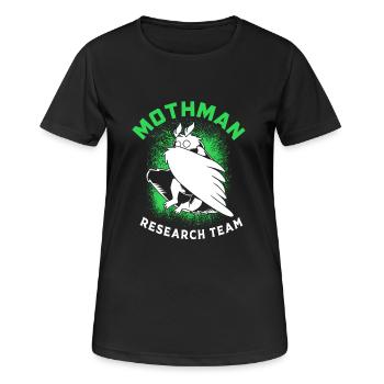 Mothman - Women's Breathable T-Shirt - black - Front - AI Model Female 172 light (172cm)