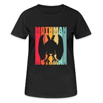 Papillon de nuit - T-shirt respirant Femme - noir - Devant - AI Model Female 172 light (172cm)