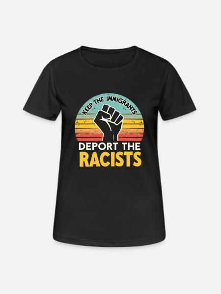 Antiracisme Diversité, justice et égalité - T-shirt respirant Femme - noir