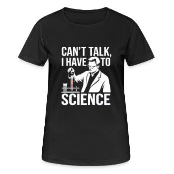 Technicien de laboratoire scientifique dans la vie quotidienne - T-shirt respirant Femme - noir - Devant - AI Model Female 172 light (172cm)